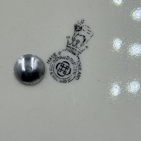 Rare! Royal Doulton "The Hunting Man" collectors plate D.6282 With silver plate - Picture 6 of 8